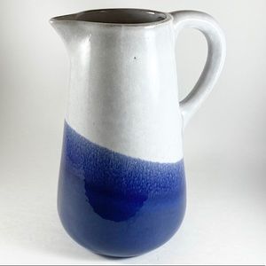 Large stoneware pitcher vase